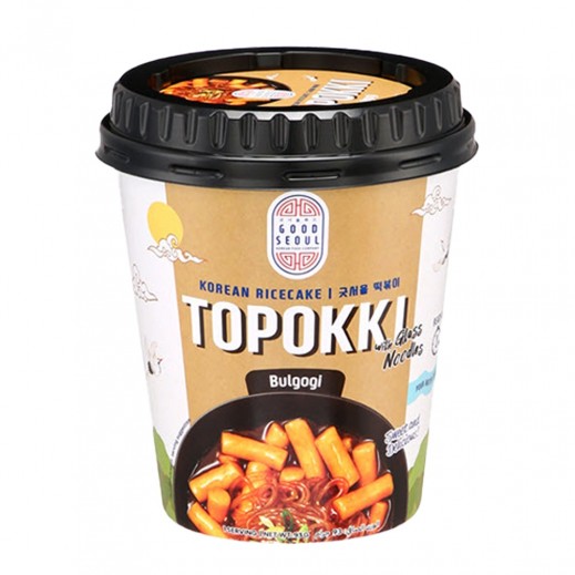 Good Seoul Korean Rice Cake Topokki Bulgogi With Glass Noodles 93g