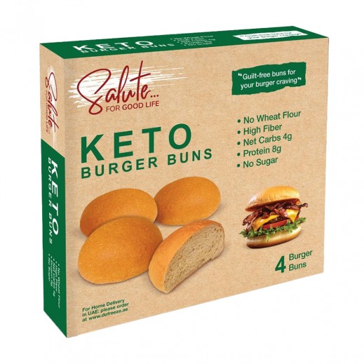 Salute Keto Burger Buns 4 x 50g