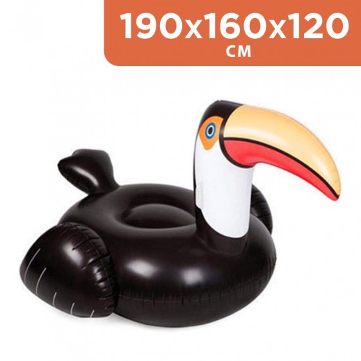 Giant Inflatable design Toucan Pool Float Black 190 x 160 x 120 cm