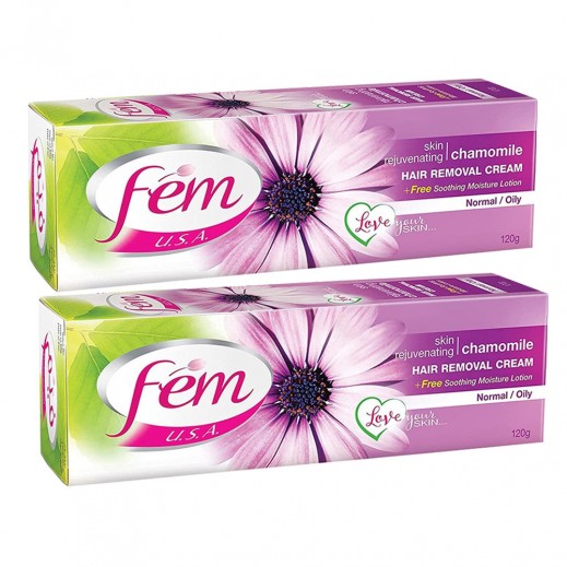 Fem Blossom Normal Skin Hair Removal Cream 2 x 120 g