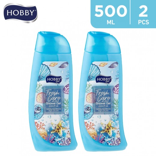 Hobby Sea Minerals Shower Gel 2 x 500 ml - delivered by Taw9eel Fast