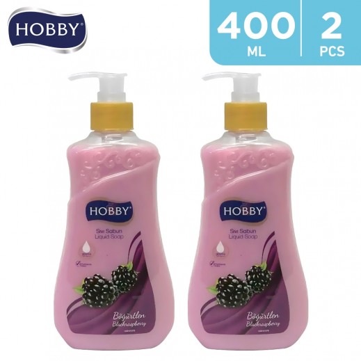 Hobby Blackberry Liquid Handwash 2 x 400 Ml - delivered by Taw9eel Fast