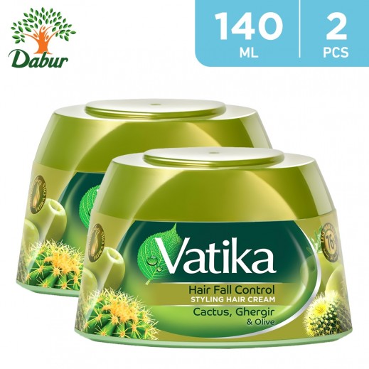 Dabur Vatika Hair Fall Control Hair Cream 2 x 140 ml
