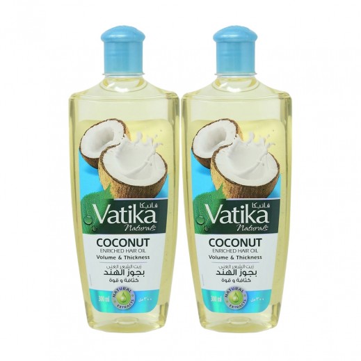 Dabur Vatika Sampanna Coconut Hair Oil 2 x 300 ml