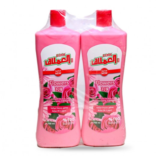 Al Emlaq Flowers Multi Purpose Perfumed 2 × 750 ml