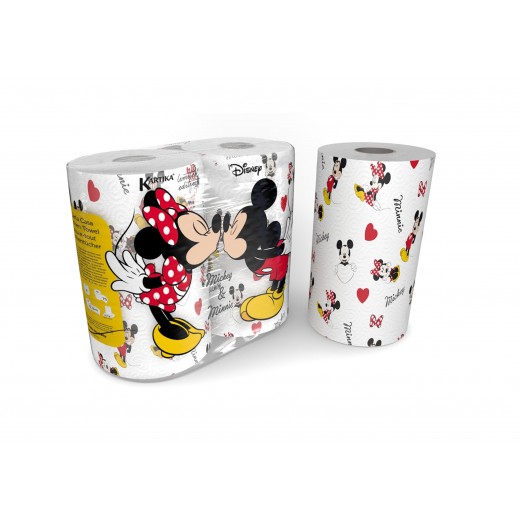 World Cart Mickey & Minnie Kitchen Towels 2Rolls