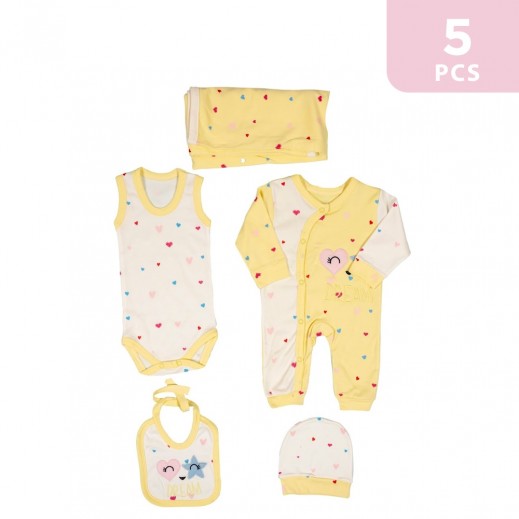Cribmates Layette Set for Kids 5 Pieces
