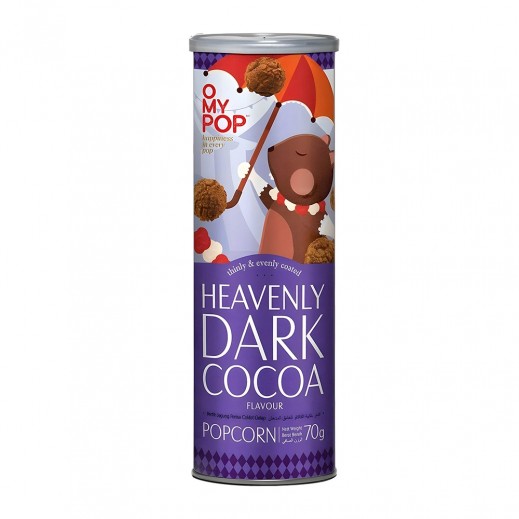 O My Pop Heavenly Dark Cocoa Popcorn 70 g