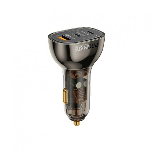 Promate 80W Multi-Port Car Charger