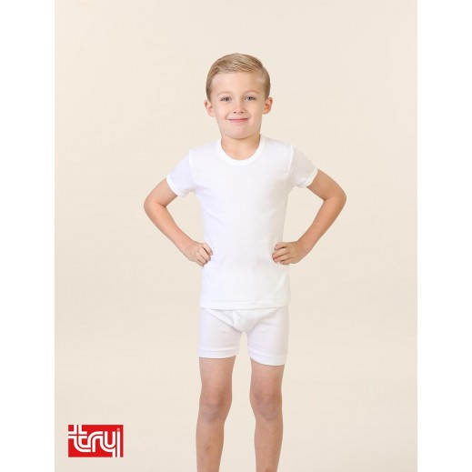 Boys' half Sleeve Set With Short 9-10