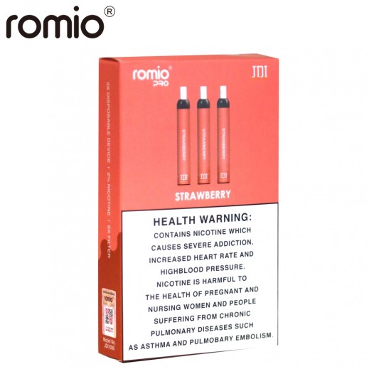 Romio Pro Plus Disposable Pod 3 Pieces – Strawberry - delivered by Taw9eel Fast