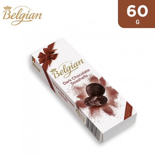 The Belgian Seashells Dark Chocolate 60 g