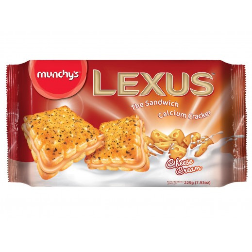 Munchy's Lexus Cheese Cream Sandwich Biscuit 225 g