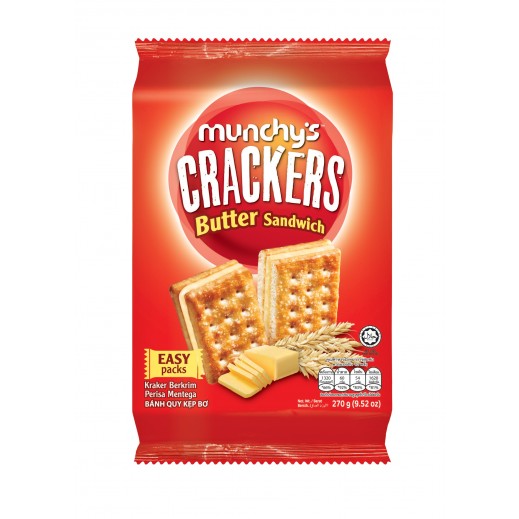 Munchy's Butter Sandwich Cracker 270 g
