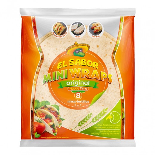 El Sabor Mini Tortilla Wraps 144g