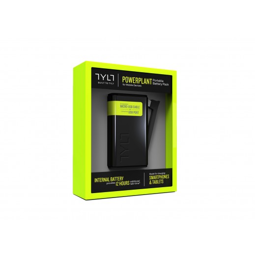 TYLT POWERPLANT Portable Battery Pack Lightning Connector - Black