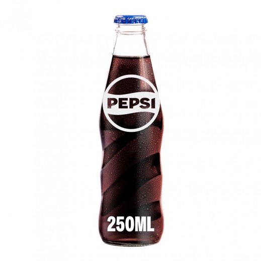 Pepsi Soft Drink in Glass Bottle 250 ml - delivered by Taw9eel Fast