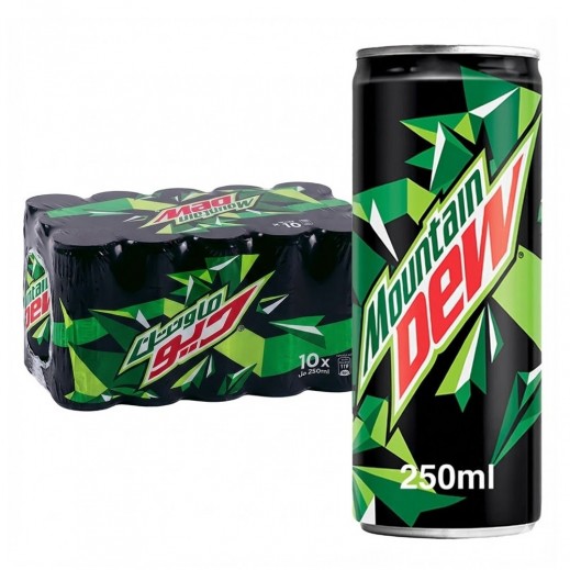 Mountain Dew Can 10 x 250 ml