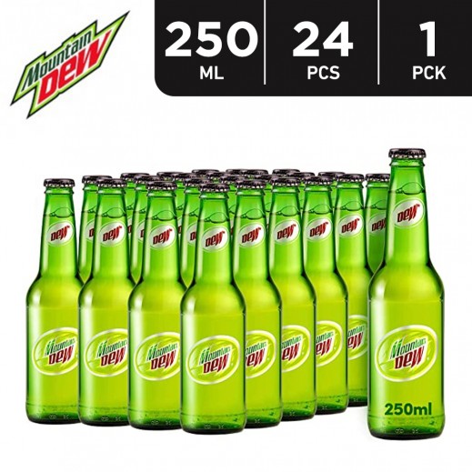 Mountain Dew Bottle Carton 24 x 250 ml - delivered by Taw9eel Fast