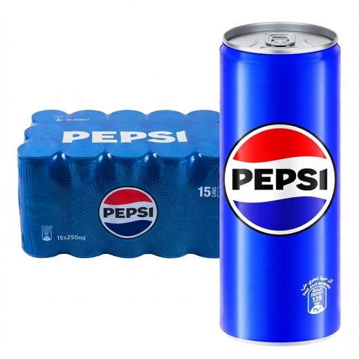 Pepsi Soft Drink Can 15 × 250 ml