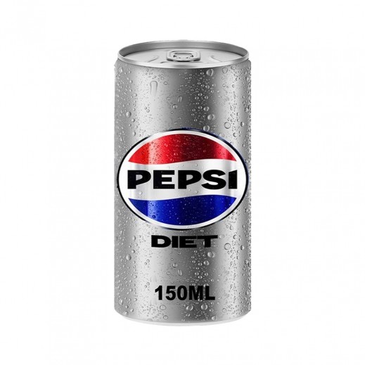 Pepsi Diet Soft Drink Can 150 ml - delivered by Taw9eel Fast
