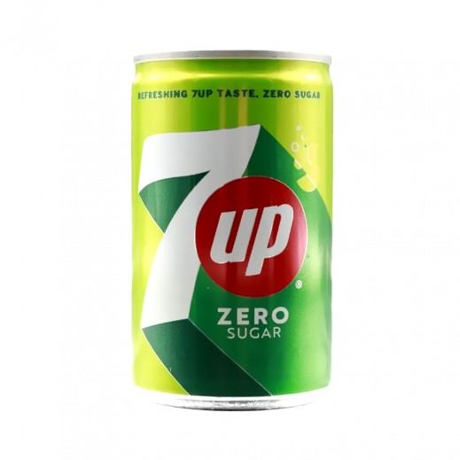 7up Zero Sugar Soft Drink Can (150 ml) - delivered by Taw9eel Fast