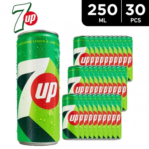7up Can Carton 30 x 250 ml - delivered by Taw9eel Fast
