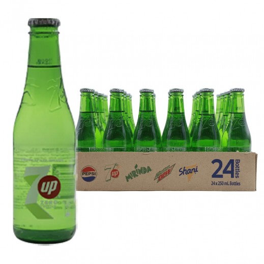 7up Bottle Carton 24 x 250 ml - delivered by Taw9eel Fast