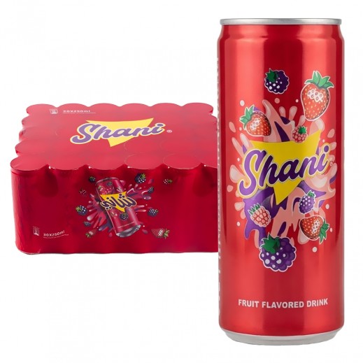 Shani Fruit Drink Can Carton 30x250 ml - delivered by Taw9eel Fast