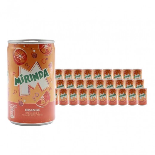 Mirinda Orange Can Carton 30x150 ml - delivered by Taw9eel Fast