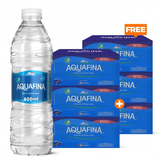 Aquafina Water 24 x 600 ml (Buy 3 Get 3 Free)