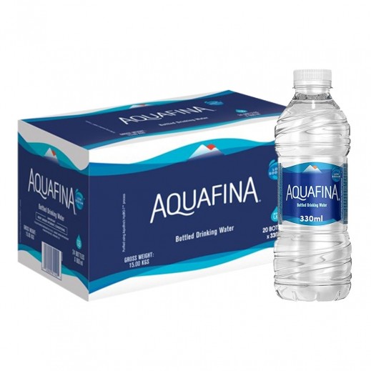 Aquafina Bottled Drinking Water 20 x 330 ml - delivered by Taw9eel Fast