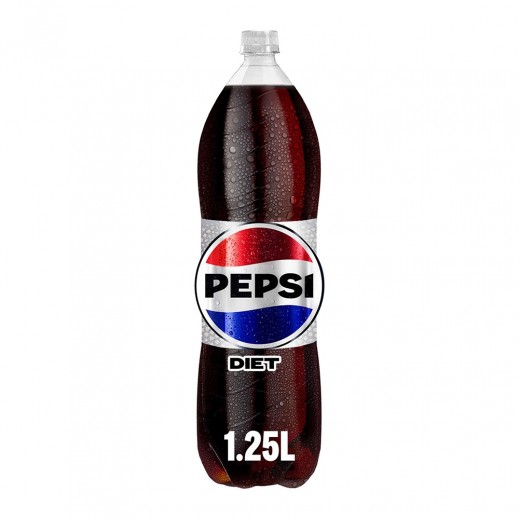 Pepsi Diet Soft Drink in PET Bottle 1.25 L - delivered by Taw9eel Fast