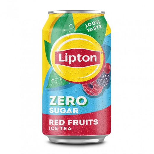 Lipton Zero Sugar Red Fruit Ice Tea 320 ml - delivered by Taw9eel Fast