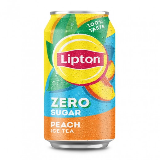 Lipton Zero Sugar Peach Ice Tea 320 ml - delivered by Taw9eel Fast