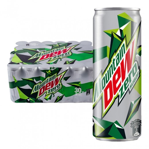 Mountain Dew Zero Sugar Can 30*250 ml