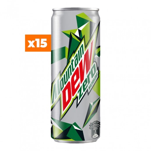 Mountain Dew Zero Sugar Can 15×250 ml