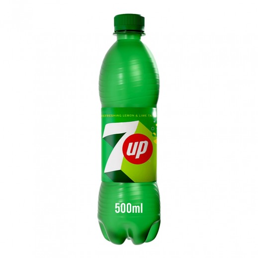 7Up Plastic Soft Drink Bottle 500 ml - delivered by Taw9eel Fast