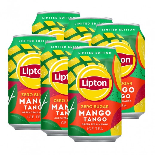 Lipton Green Ice Tea Mango Tango Zero Sugar 6×320 ml
