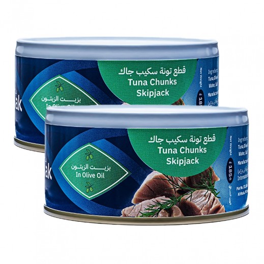 Simak Tuna Scape Jack Pieces With Olive Oil 2×170 g