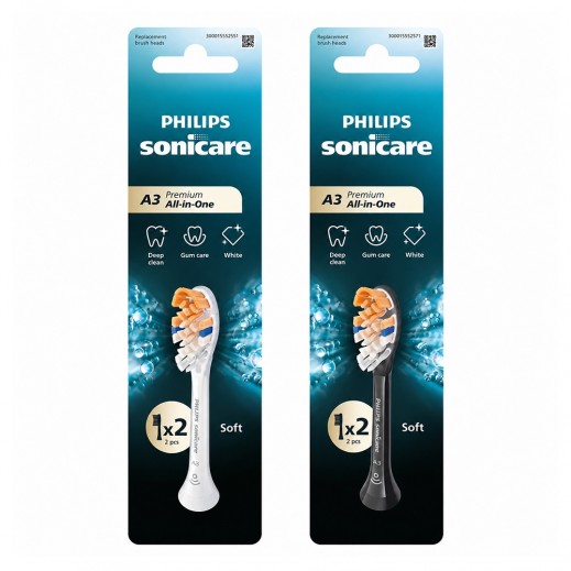 Philips Sonicare A3 All-In-One Replacement Brush Head - Pack of 2