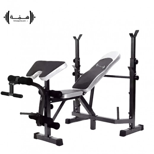 Hima - Adjustable Bench with Barbell Stand