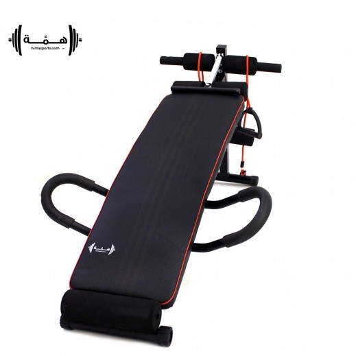 Hima Multifunctional Training Bench with Rowing Machine - Black