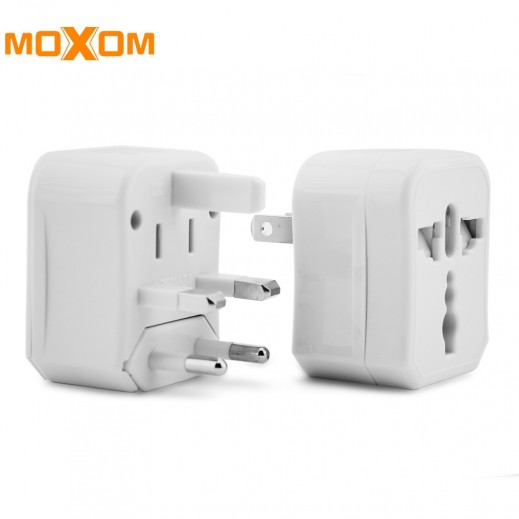 3 in 1 Magic Cube Travel Adapter By Moxom  - delivered by Taw9eel Fast