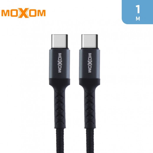 100W Type-C to Type-C PD Cable 1 m By Moxom  - delivered by Taw9eel Fast