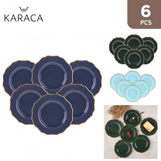 Karaca Empire Glass Cake Serving 6 Pieces Set 