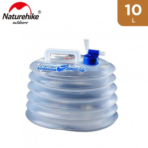 Naturehike Collapsible Water Container with Tap 10 L - delivered by Taw9eel Fast