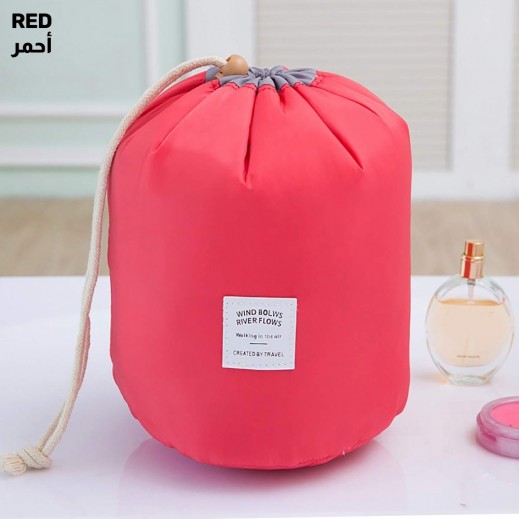 Waterproof Toiletry Travel Bag By Taw9eel Essentials - Red