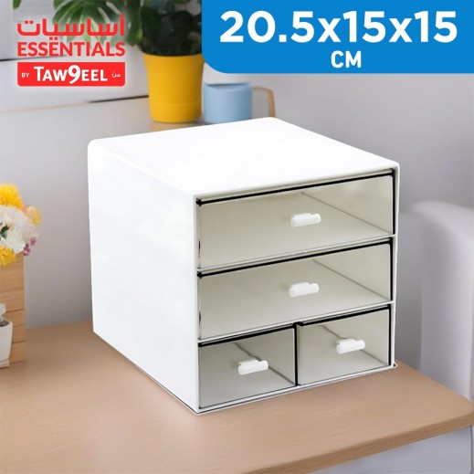 Desktop Plastic Drawer Storage Box By Taw9eel Essentials 