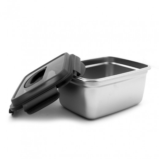 Buy 2.8 L Stainless Steel Rectangular Food Storage Container توصيل